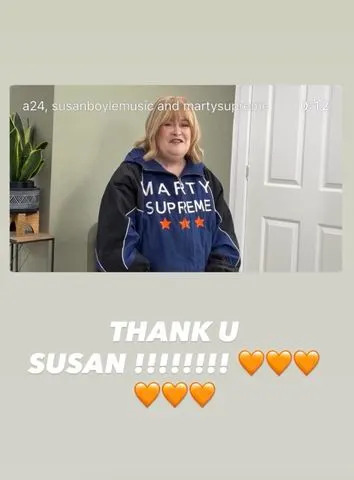 Timothée Chalamet/Instagram Timothée Chalamet's Instagram Stories post.
