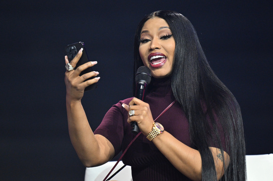 Nicki Minaj speaks during Turning Point USA's AmericaFest 2025, Sunday, Dec. 21, 2025, in Phoenix. (AP Photo/Jon Cherry) Nicki Minaj speaks during Turning Point USA's AmericaFest 2025, Sunday, Dec. 21, 2025, in Phoenix. (AP Photo/Jon Cherry)