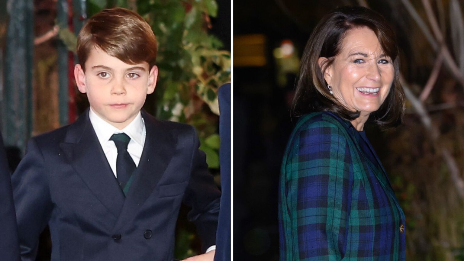 Prince Louis’s subtle tribute to Carole Middleton at carol service A composite of a picture of Prince Louis and a picture of Carole Middleton as they arrive to attend the Together at Christmas service 2025