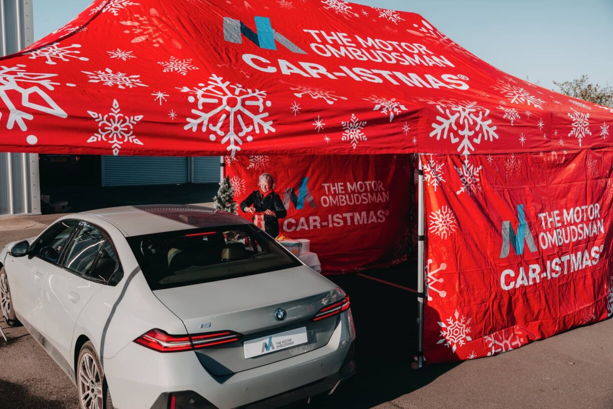Expert Jane Means launches the UK’s first Car‑istmas® drive‑through wrapping service