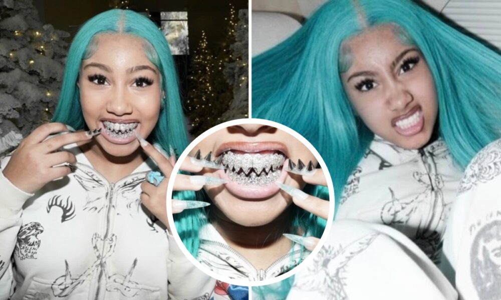 Kim Kardashian’s Daughter North Flaunts Bedazzled Grills and Pointed Nails Amid Edgy Style Backlash – Globe Magazine