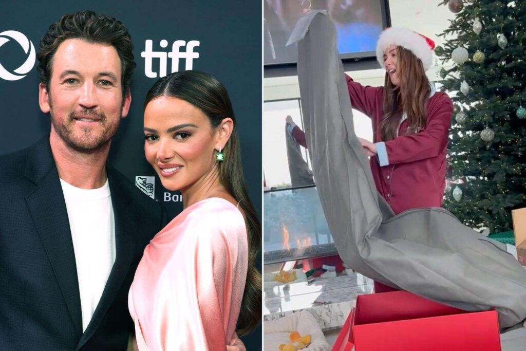 Miles Teller’s Wife Keleigh Lost Her Wedding Dress When the L.A. Fires Destroyed Their Home. For Christmas, He Had It Remade