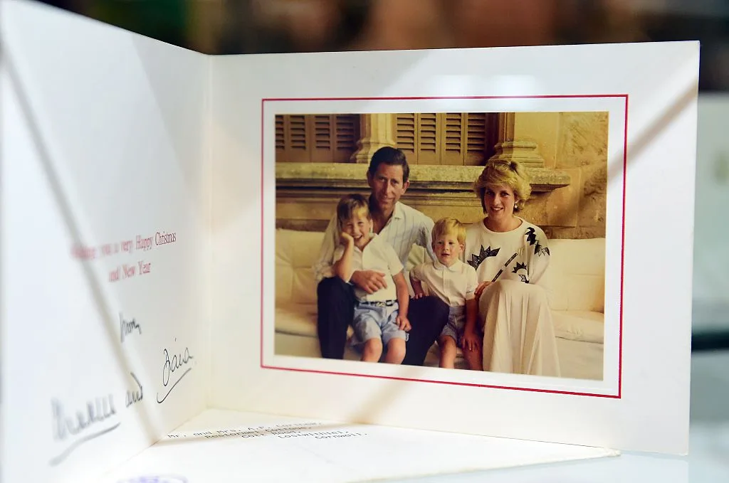 A 1987 Christmas Card signed by Prince Charles and the late Princess Diana