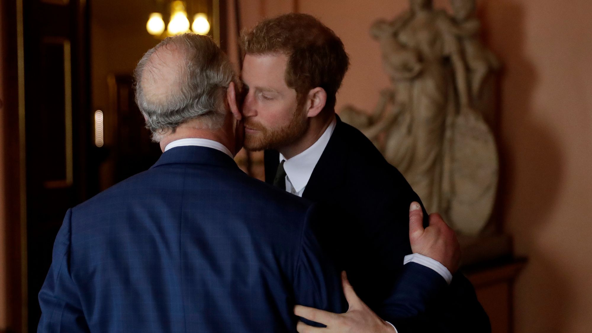 Prince Charles and Prince Harry attend the 'International Year of the Reef' meeting in 2018