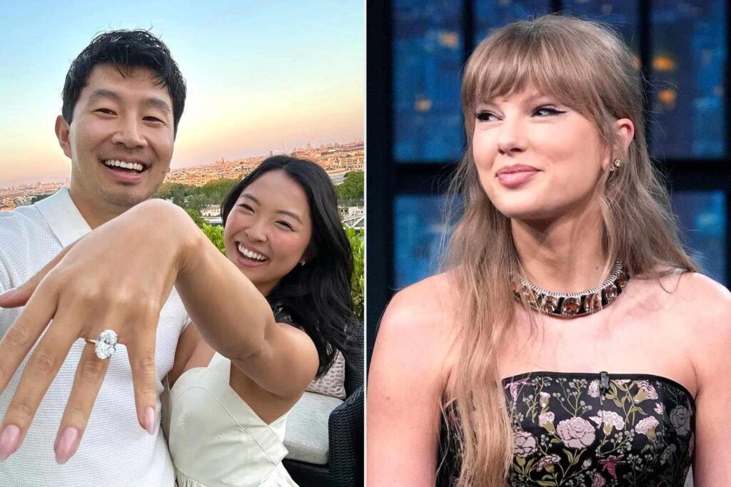 Simu Liu Reveals that the 'Cherry on Top' of His Engagement Was Taylor Swift Surprising His Fiancée Allison Hsu