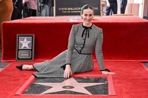 Sarah Paulson at the ceremony honoring Sarah Paulson with a Star on The Hollywood Walk Of Fame on December 02, 2025 in Los Angeles, California.
