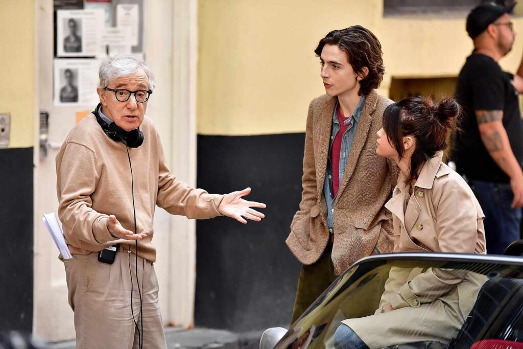 TBT(hursday) to when Woody Allen said Timothée Chalamet denounced him to win an Oscar and that he apologized to Allen's sister in private