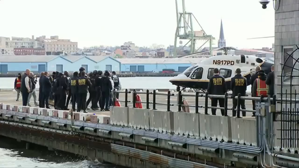 One year since the infamous perp walk that became a pop culture moment