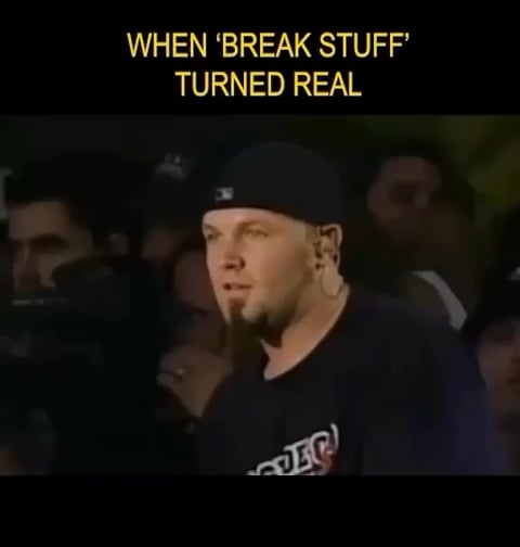 So the HBO documentary on Woodstock 99 revealed that people were trying to blame Limp Bizkit for the chaos that the crowd caused.