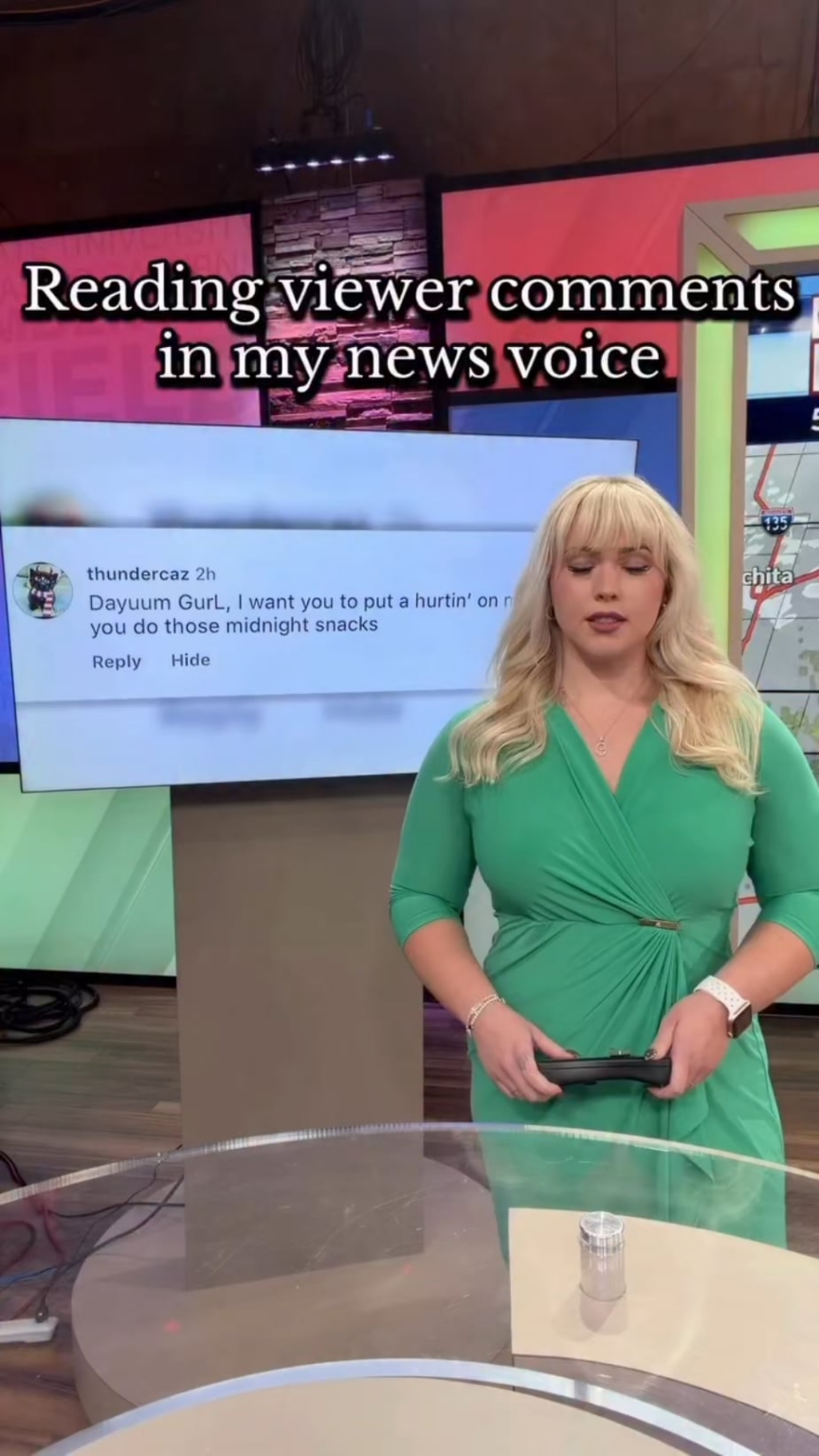 Missouri news anchor Carissa Codel reads viewer comments she gets in her news voice