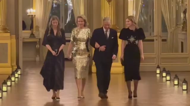 Belgian royal family glittering at annual Christmas concert; Elisabeth is home from Harvard for the holidays