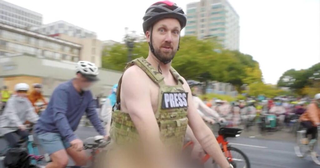 Jordan Klepper was pepper sprayed by ICE goons while covering an anti-ICE protest