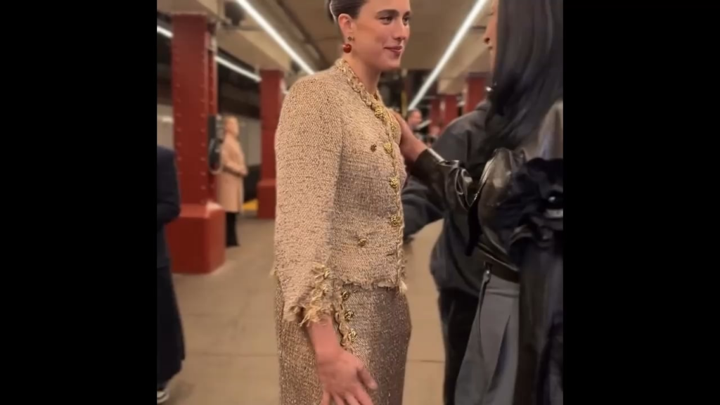 Margaret Qualley, ASAP Rocky, Tessa Thompson and more celebrities attend the Chanel  Métiers d’Art show held at the Bowery subway station in NYC