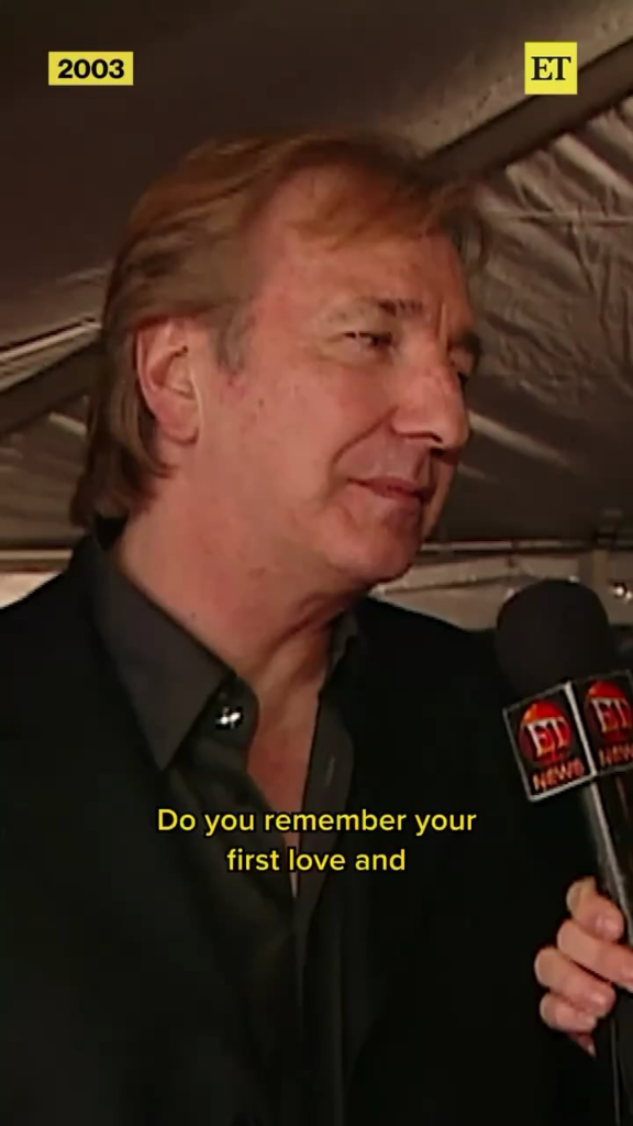 What Alan Rickman thought about his character in ‘Love Actually’: ‘She’s very cute but of course I’m married to Emma Thompson so what excuse did I have? It’s terrible, he’s just like most men, I think, probably’