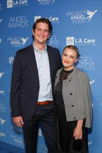 Jack Anthony and Emily Osment at the Project Angel Food Angel Awards Gala held at Milk Studios on September 28, 2024 in Los Angeles, California.