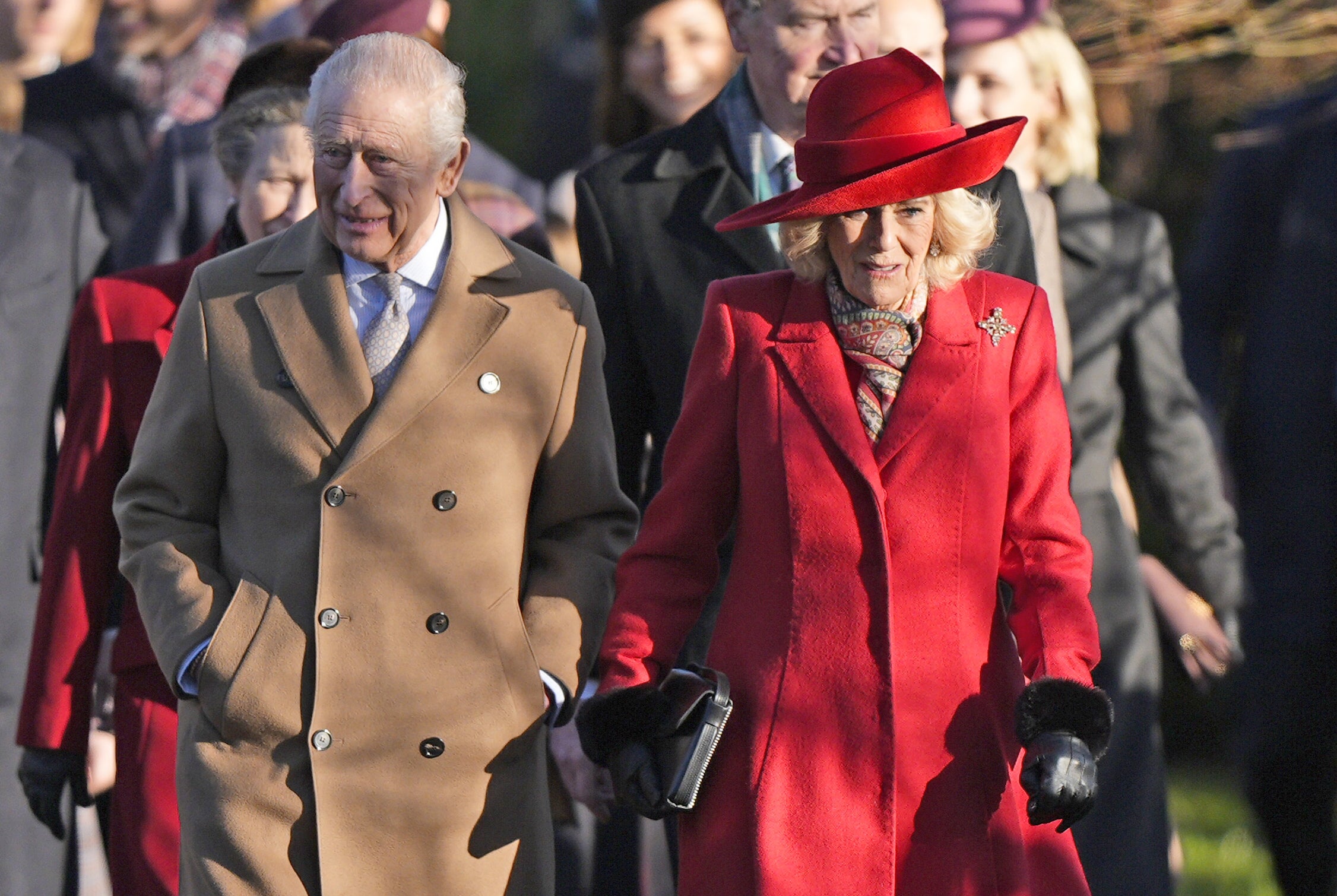 The service is held at at St Mary Magdalene Church on the Sandringham Estate