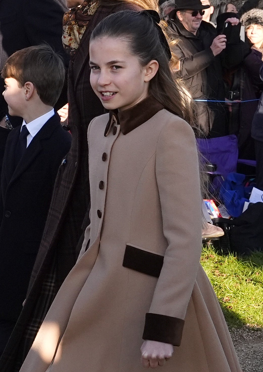 Princess Charlotte attends the Christmas Day morning church service along with her family