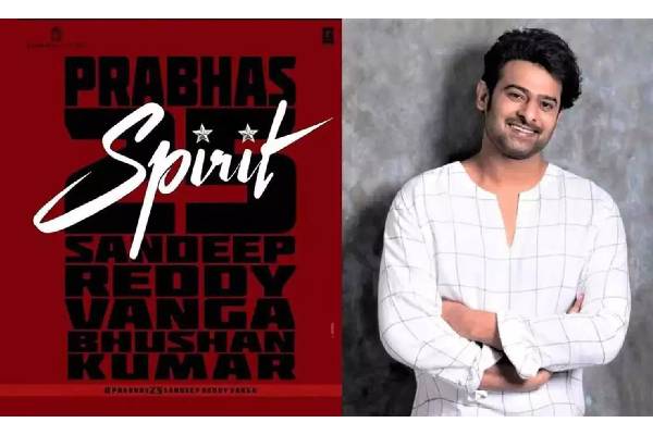 Exclusive: Prabhas' Spirit is a Patriotic Attempt
