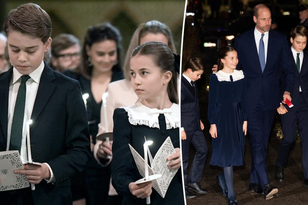 Prince George, Princess Charlotte, Prince Louis look grown up at Christmas carol service