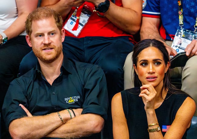 Prince Harry and Meghan Markle wheelchair basketball