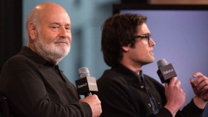 Rob Reiner and Nick Reiner discuss "Being Charlie" at AOL Studios In New York City on May 4, 2016. (Credit: Adela Loconte/WireImage)