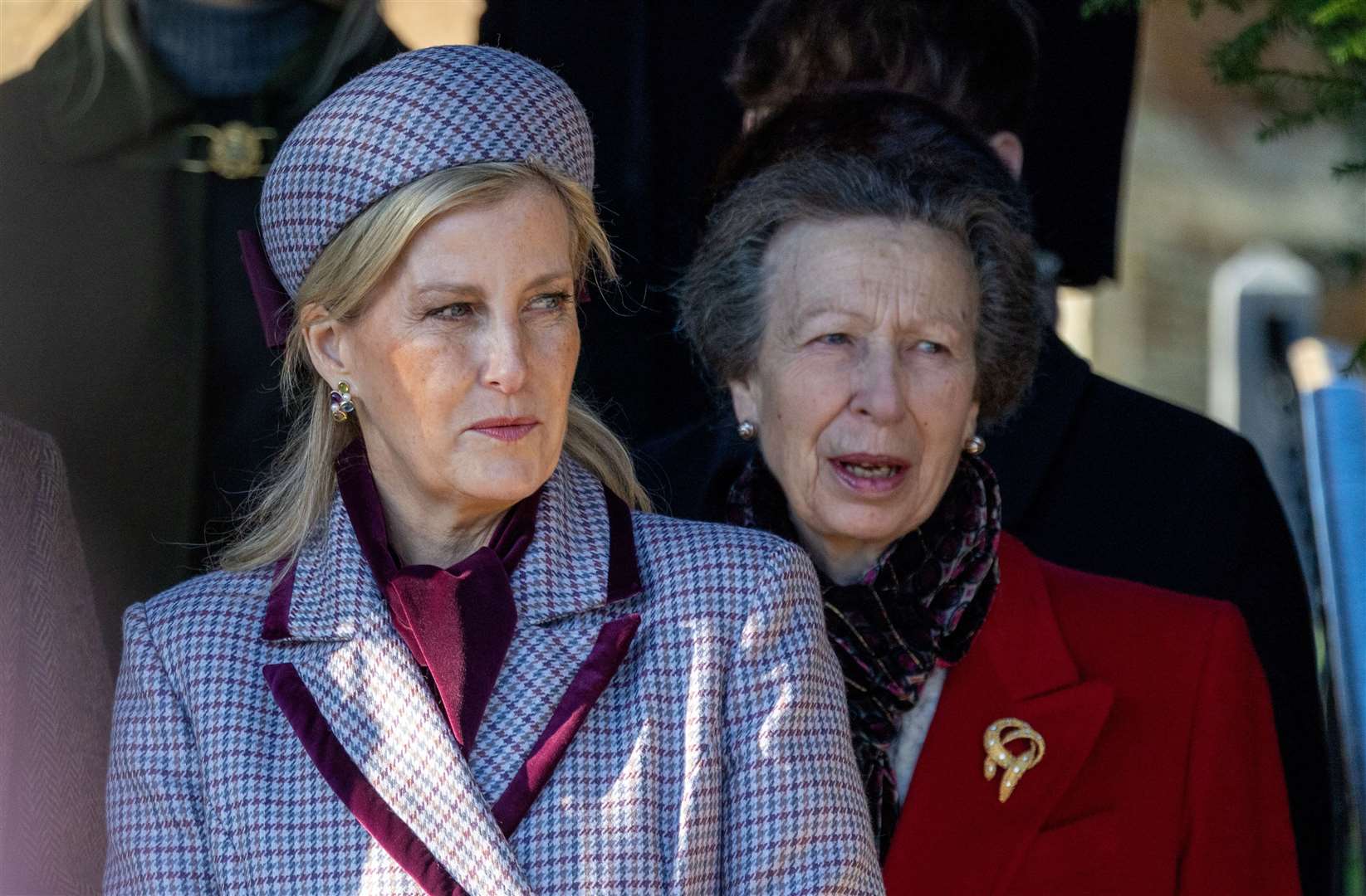 PIC BY GEOFF ROBINSON PHOTOGRAPHY 07976 880732. Picture dated December 25th shows the Royal Family attending Christmas morning service at St Mary Magdalene church in Sandringham. Picture shows Sophie, Duchess of Edinburgh