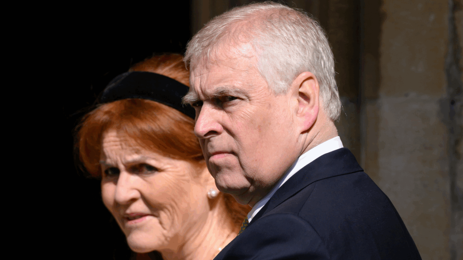 Ex-Prince Andrew and Sarah Ferguson Are Staying Put at Royal Lodge Over Christmas, Per Insider Sarah Ferguson and Andrew Mountbatten-Windsor looking serious