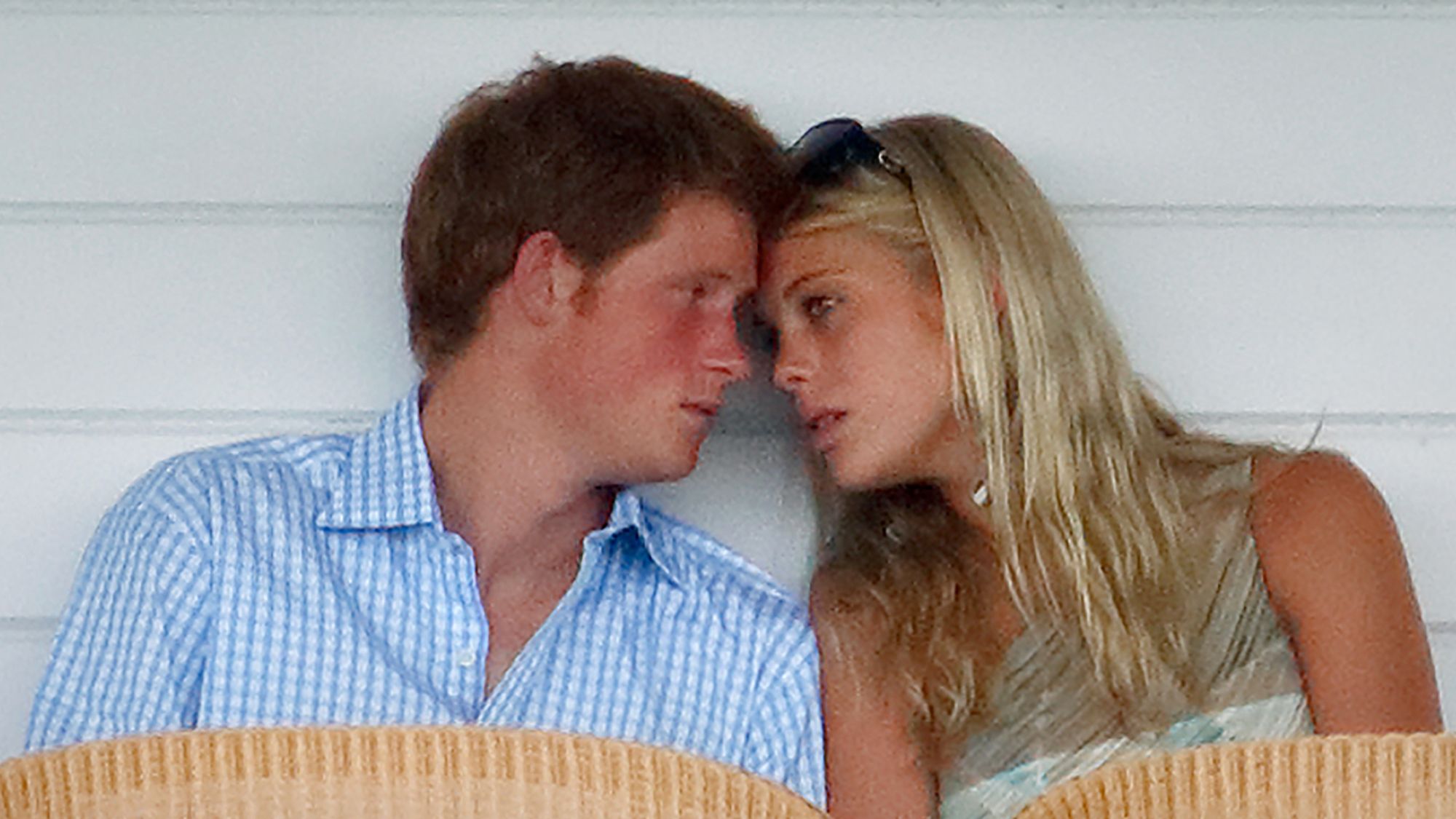Chelsy Davy and Prince Harry at Guards Polo Club