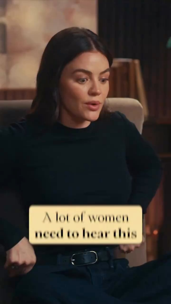 Lucy Hale opened up how people perceived women who are not married or have kids on Knowthyself Podcast ❤️