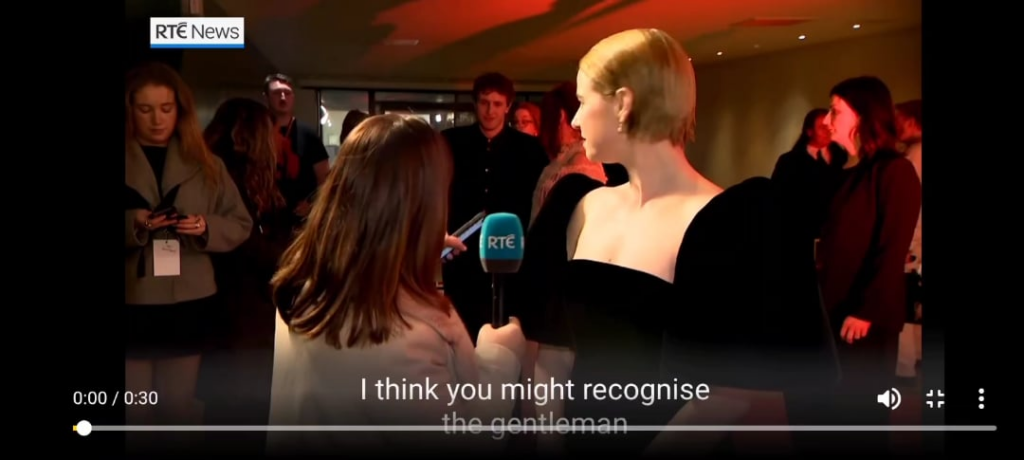 Jessie Buckley & Paul Mecal at the Hamnet Premier in Lighthouse Cinema, Dublin.
