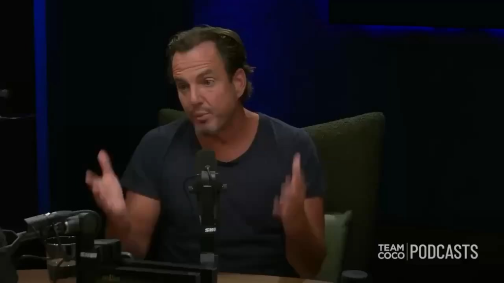 Will Arnett telling the story of how Conan O’Brien dealt with the death of his parents by accusing Jason Bateman of killing them