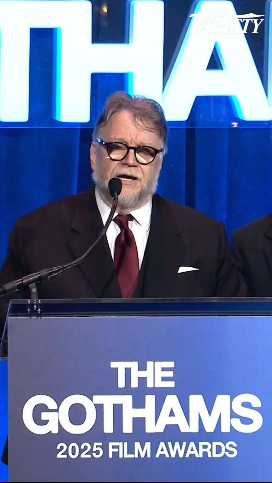 Guillermo del Toro yells "Fuck AI" & Oscar Isaac champions immigrants while accepting the Vanguard Tribute Award during the 2025 Gotham Awards: "I am proud to be standing here tonight — a Guatemalan, an Australian, and a Mexican. Immigrants, baby, we get the job done!”