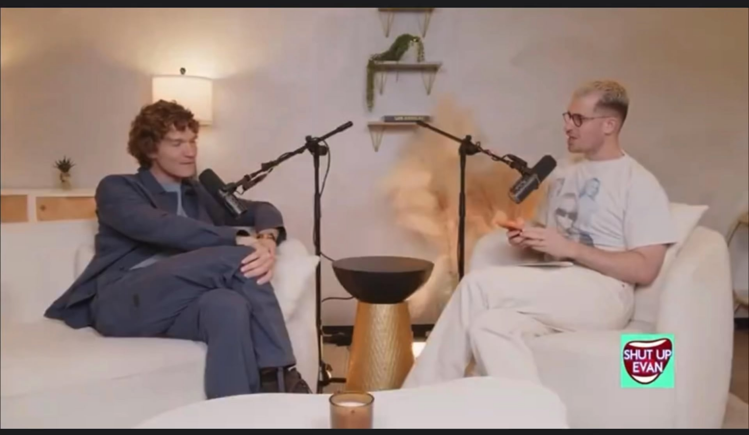 Andrew Scott & Hannah Einbinder’s questions for Connor Storrie on the “Shut Up, Evan” podcast