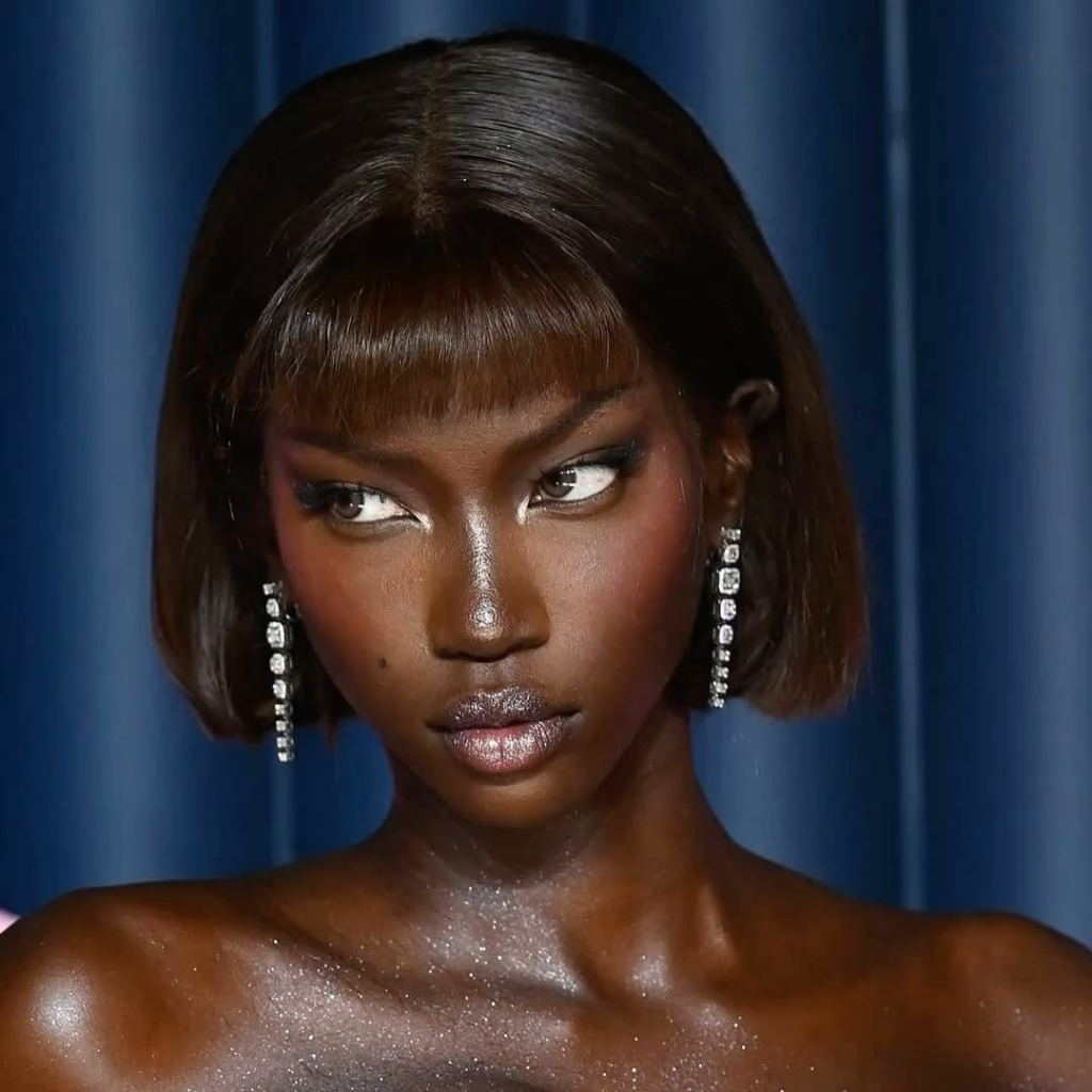 Anok Yai celebrates winning Model of the Year: "Mamma; I think we made it"