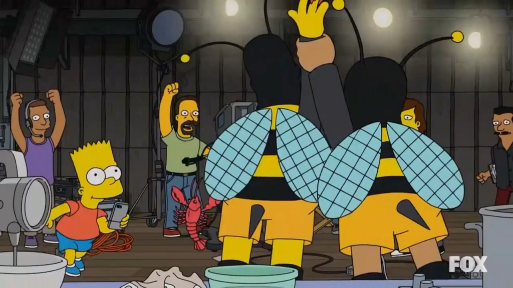 The Simpsons referenced Luigi Mangione in their latest episode. Bart says "Oh man... What's the use of having a badass in the family if you can't brag about him. Now I know how the Mangiones feel."