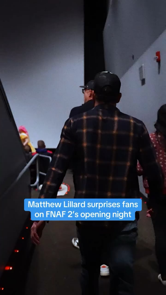 Matthew Lillard surprises fans at a ‘Five Nights at Freddie’s 2’ screening