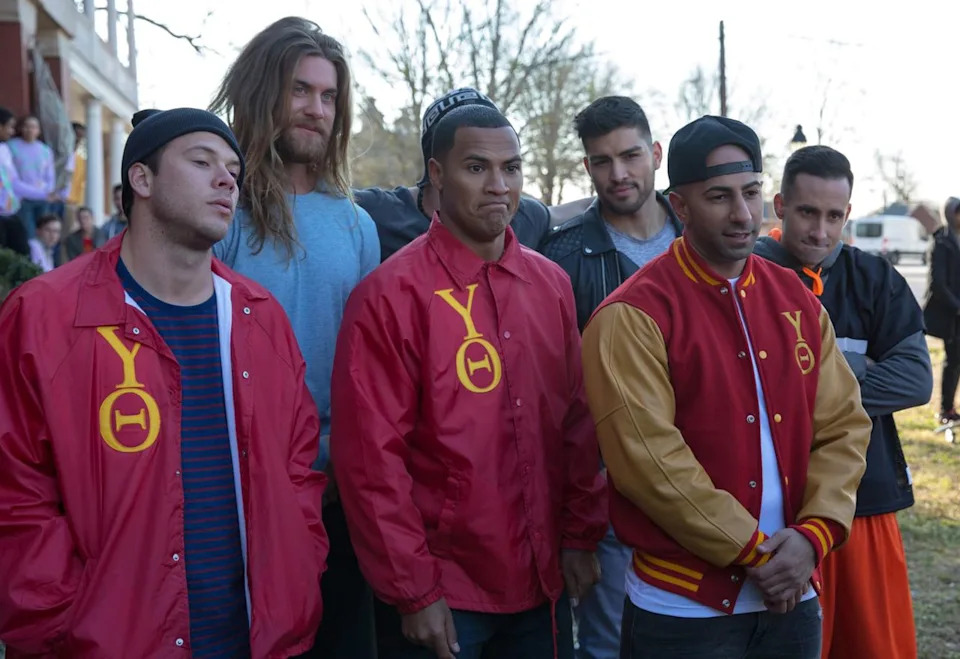 Daniel McFadden/Lionsgate Mario Rodriguez (third from right) in 