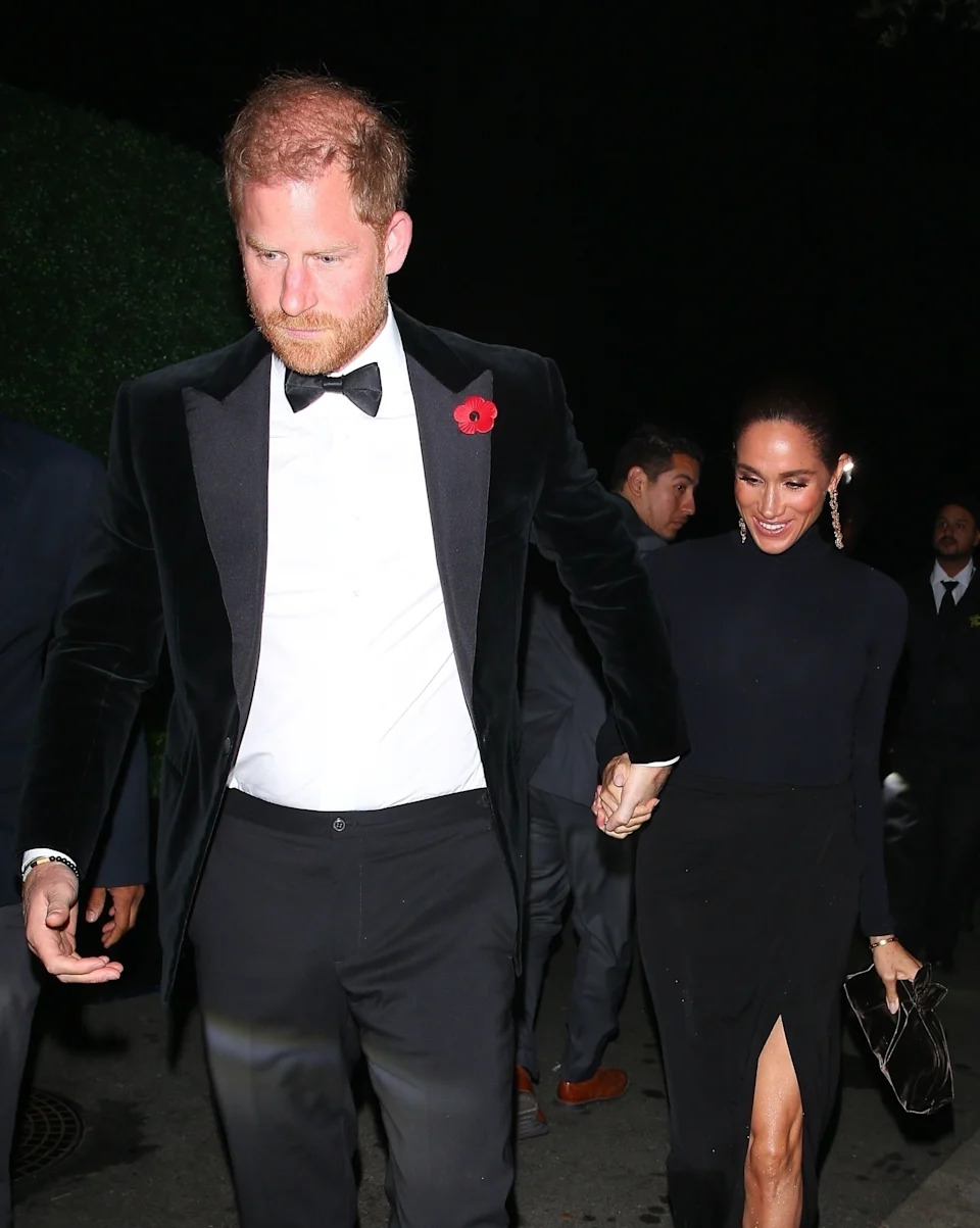 Just weeks before Maines quit, the “Harry & Meghan” stars made headlines after attending Kris Jenner’s 70th birthday party on Nov. 8. The Hollywood JR / BACKGRID