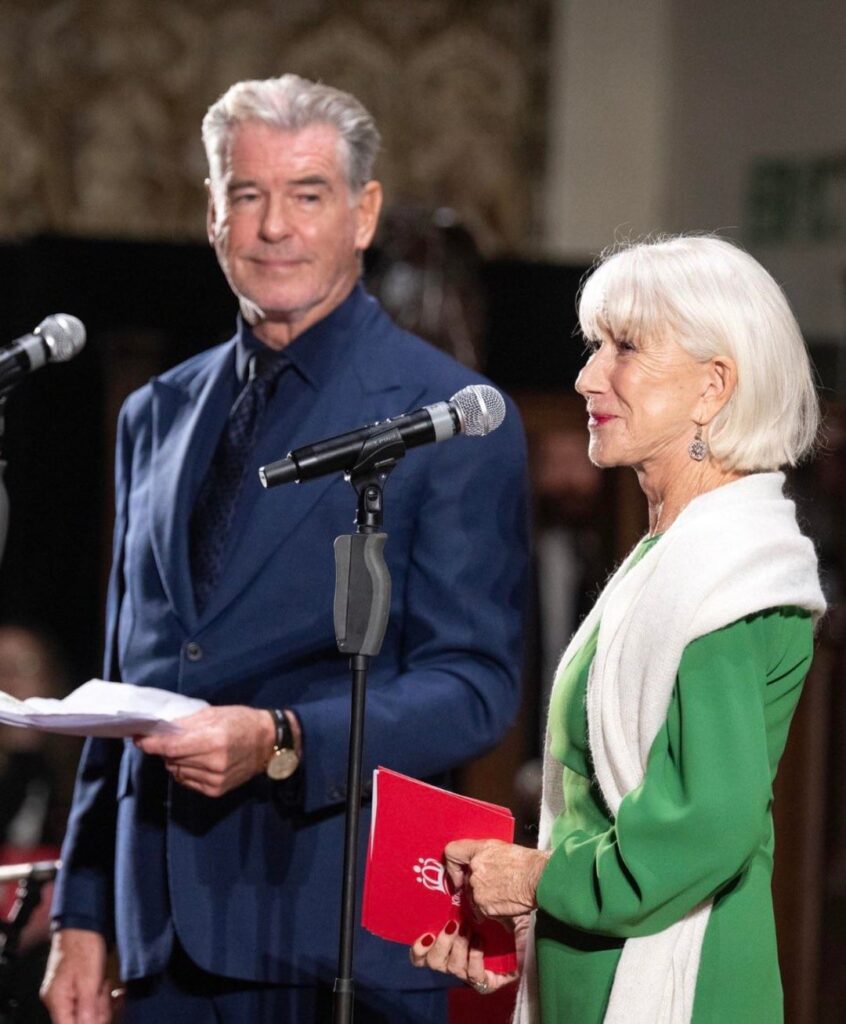 Charles’ King’s Trust also put on a Christmas carol service with celebrity guests, that also airs on Christmas Eve