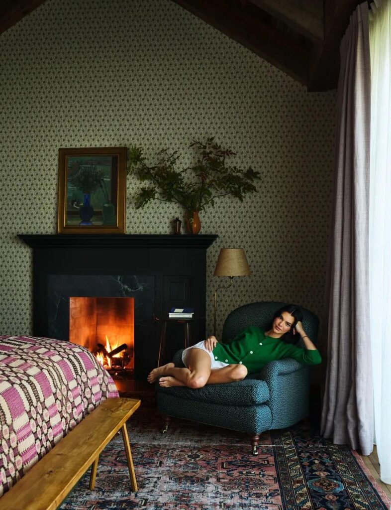 Kendall Jenner's Mountain Home featured in Architectural Digest, December 2025