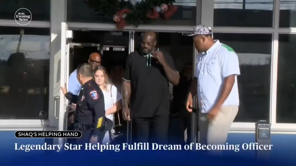 Shaquille O'Neal helps out Jordan Wilmore, a 7'3 police recruit who turned down the NBA only to fail his state exam by 1 point. ​He finished the academy, took the test & failed by 1 point. Shaq is now paying for Jordan's living expenses for the next 5 months, so Jordan doesn't have to work a 2nd job