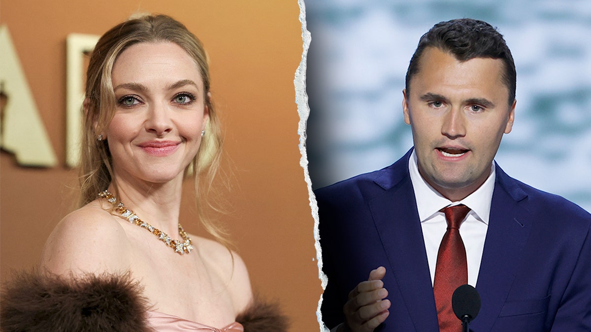 Amanda Seyfried and Charlie Kirk