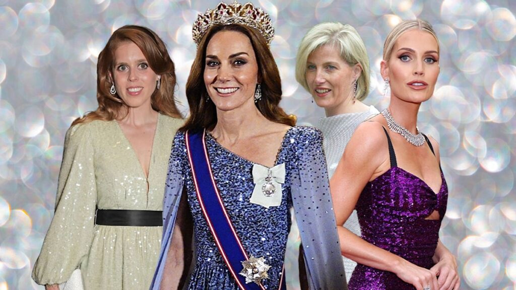 Show-stopping royals in festive sequins: Kate Middleton, Duchess Sophie & more sparkling outfits
