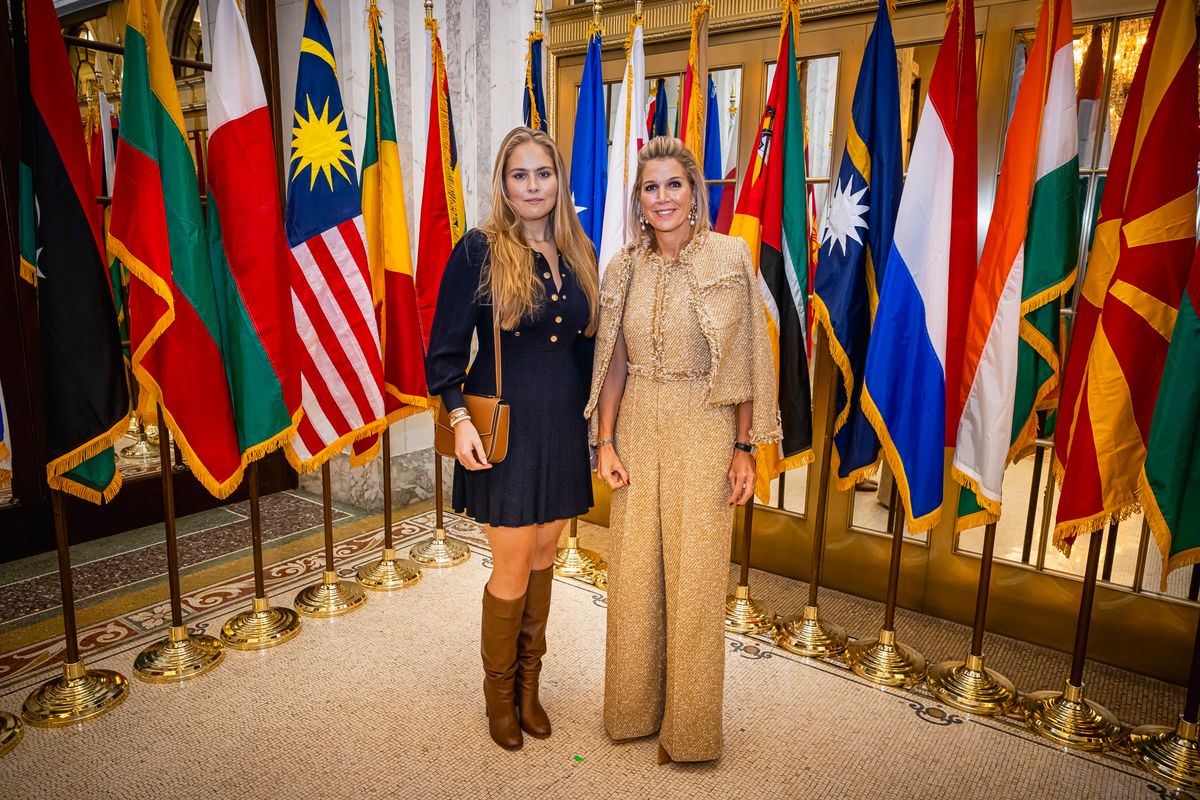 Princess Amalia wows in trendy style during meeting with Bill Gates