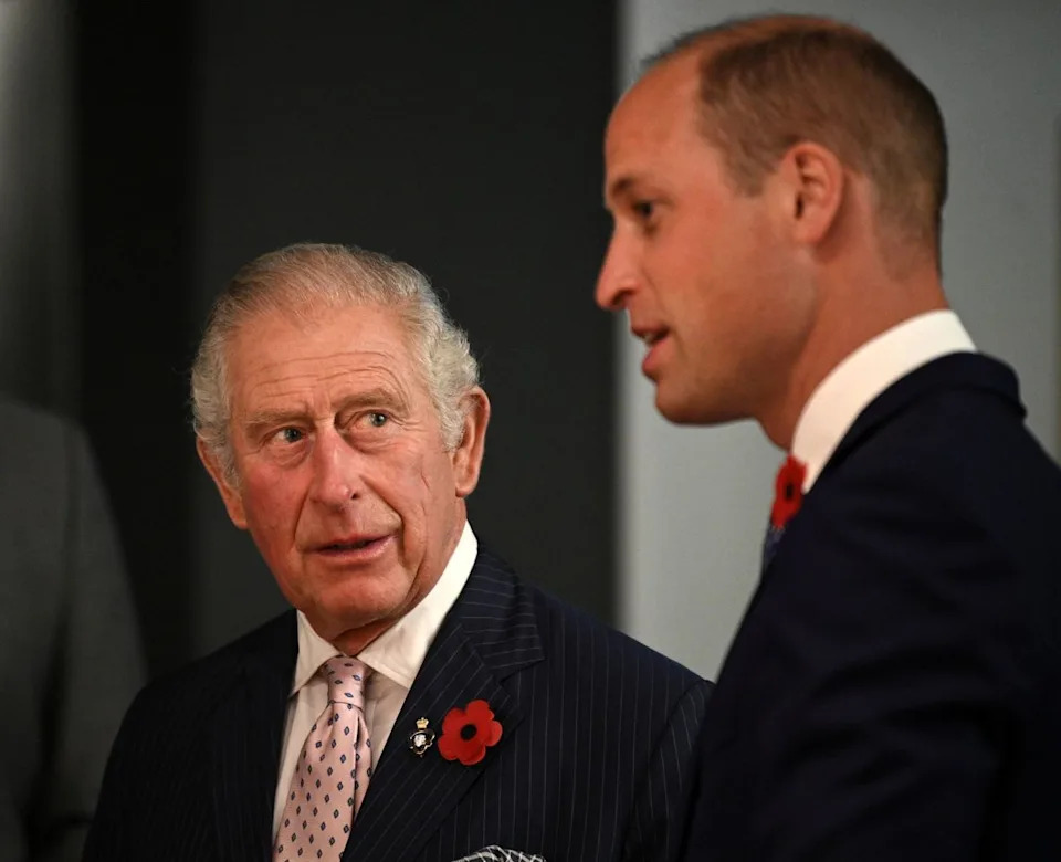 Getty Images King Charles and Prince William