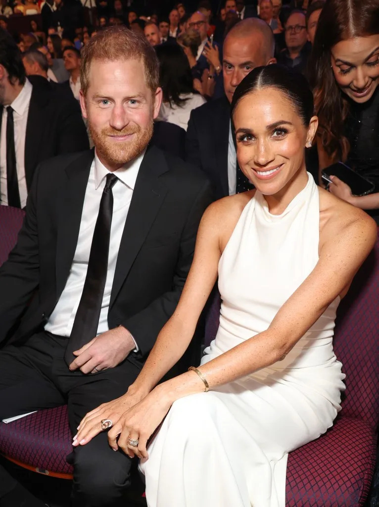 Prince Harry and Meghan Markle at the 2024 ESPY Awards. Getty Images for W+P