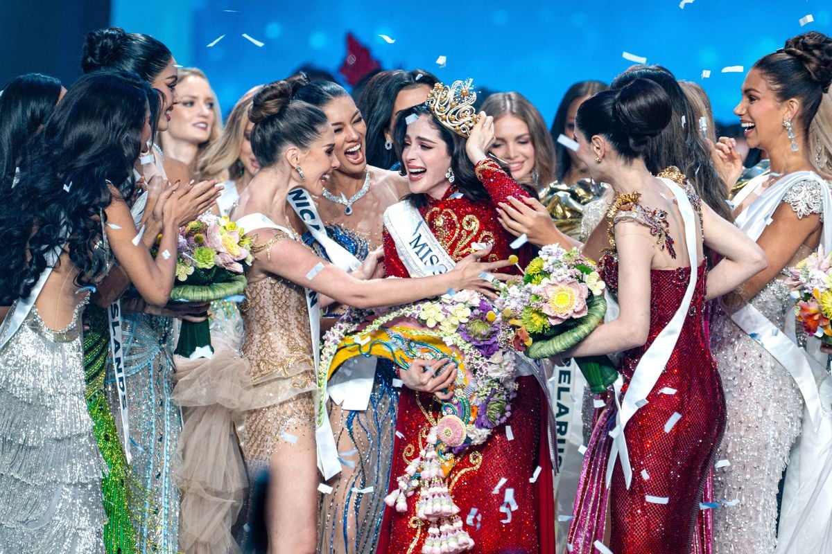 Fatima Bosch FernÃ¡ndez of Mexico after winning the title of Miss Universe 2025 (74th edition) at the final competition held in Nonthaburi, Thailand. 