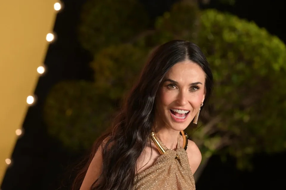 Actress and celebrity Demi Moore.