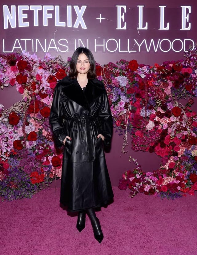 Selena Gomez Wears a Sparkly Ralph Lauren Suit to ELLE’s 2024 Women in Hollywood Event
