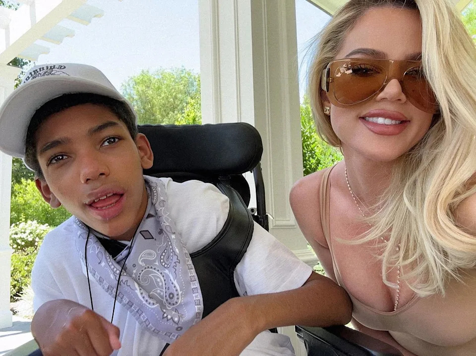 Kardashian now keeps Amari in Los Angeles with her and hired two “sensational caretakers” to help care for him. khloekardashian/Instagram